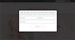 Desktop Screenshot of pinkfund.org