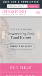 Mobile Screenshot of pinkfund.org